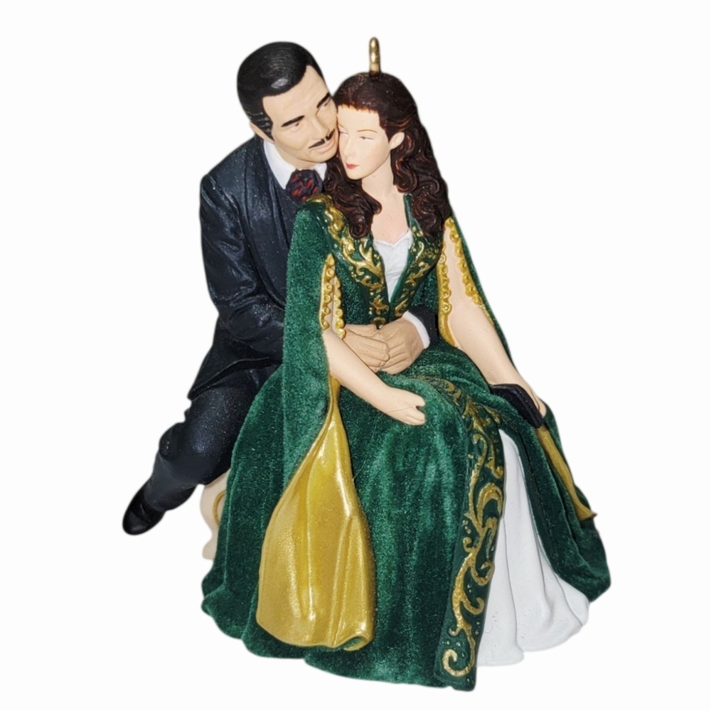 Hallmark Keepsake Gone With The Wind Scarlett O'Hara Rhett Butler Ornament 2004